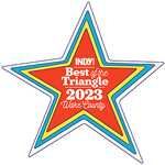 Signature Smiles | Indy Week Best of the Triangle 2023 Wake County award star badge